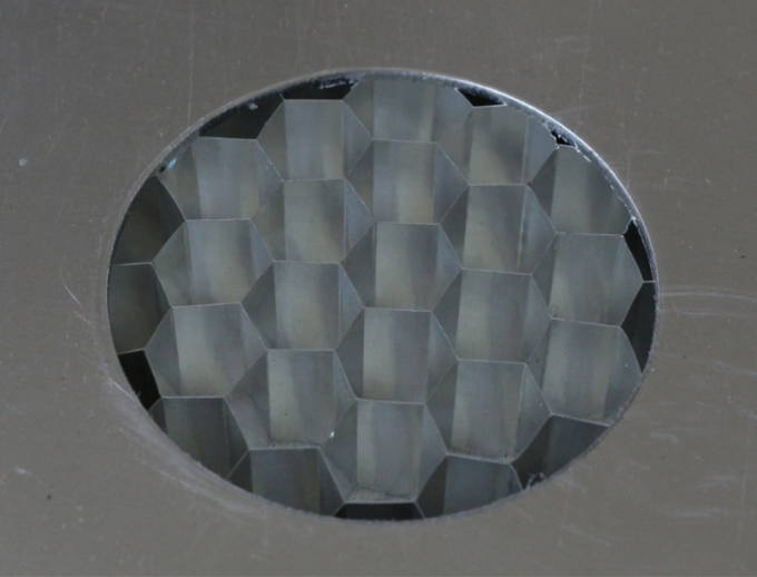 fachadas ventiladas arquitectónicas de los paneles de aluminio del panal del grueso el 1.5*3m de 14m m