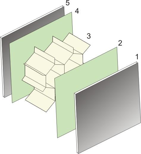 La estructura del bocadillo de los paneles de techo del panal de la absorción sana fácil instala