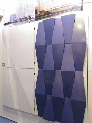 Strong Peel Strength Cassette PVDF Curtain Wall Panel 